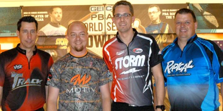 Michael Haugen Jr., Scott Newell, Martin Larsen, Tom Hess make TV finals in wild finish to Scorpion Championship qualifying