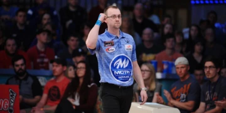 Jason Belmonte the announcer highlights fourth show of 2018 PBA Tour Finals as E.J. Tackett moves on to final against Belmonte