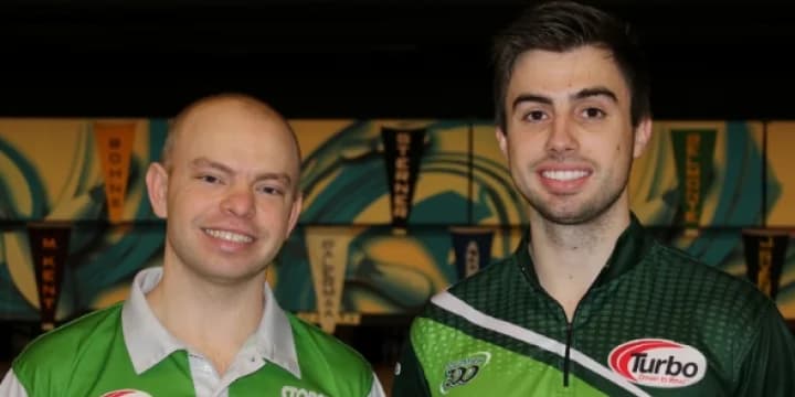 Brad Miller, Kyle Sherman go 6-0 in final round of match play to earn top seed, shot at first PBA Tour titles in PBA Roth-Holman Doubles Championship