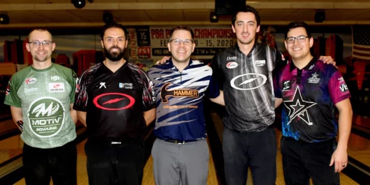 Jason Belmonte’s stunning gutter in final frame hands top seed of 2020 PBA Players Championship to E.J. Tackett; Bill O’Neill, Marshall Kent, Kris Prather also make stepladder finals