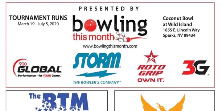 2020 USBC Open Championships side events: BTM, 9-Pin No Tap at Coconut Bowl; Bowlers Journal, 40 Frame Game, team practice sessions at National Bowling Stadium