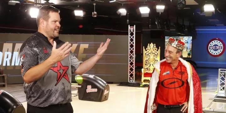 Norm Duke grabs the crown striking, retains it sparing overcoming a shimwrecking in first night of PBA King of the Lanes