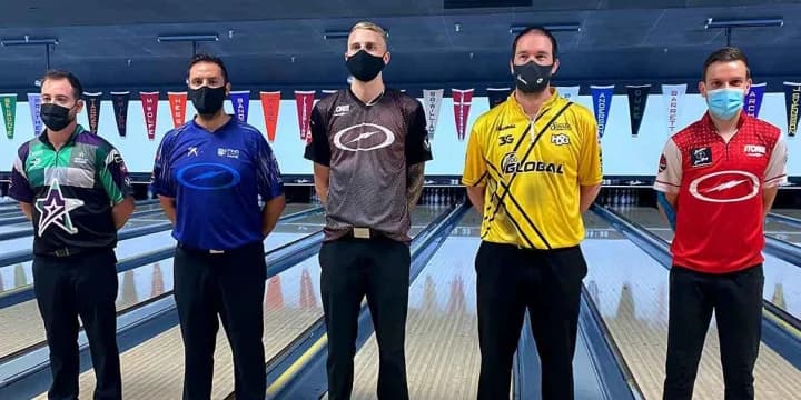 High scores produce all-major-champion stepladder finals for 2021 PBA Tournament of Champions: Anthony Simonsen, Jason Belmonte, Jesper Svensson, Sean Rash, Francois Lavoie