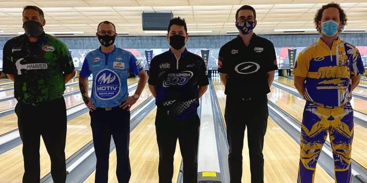 ‘Home field’ advantage helps Tom Daugherty soar past E.J. Tackett for top seed of 2021 PBA World Championship; Jakob Butturff, Chris Via, Kyle Troup also make stepladder finals of major of World Series of Bowling XII
