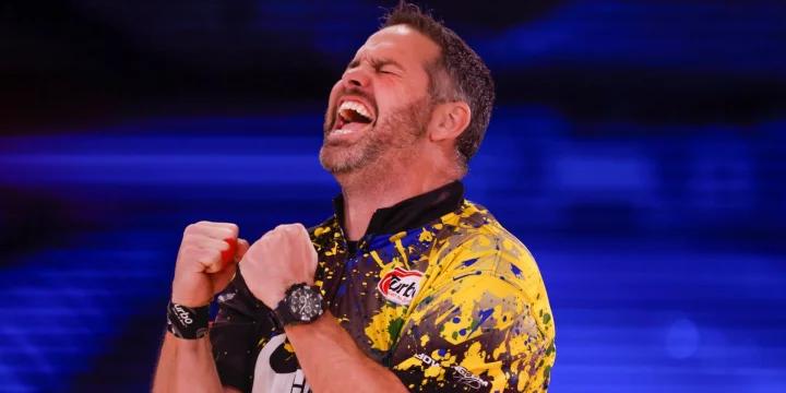 Tom Daugherty clinches 2021 PBA World Championship on a lucky shot that obscures the full story of his first major title