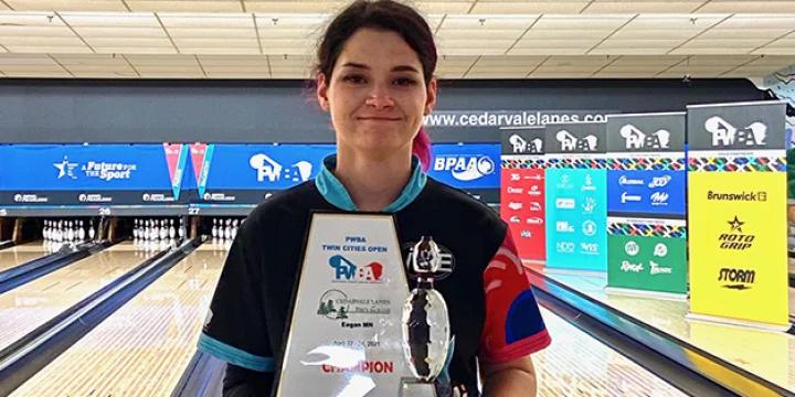 Dasha Kovalova wins 2021 PWBA Twin Cities Open in a double rout in stepladder finals