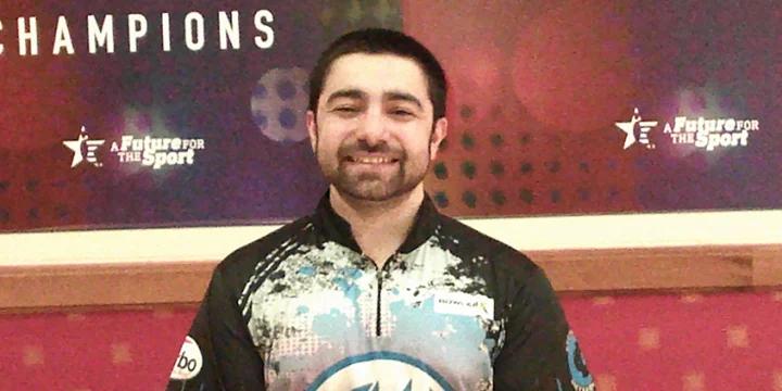 Lefty Michael Martell takes all-events lead, former college players grab team lead at 2021 USBC Open Championships