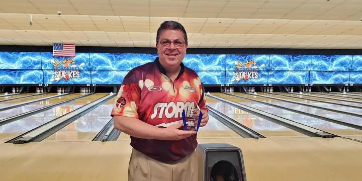 Brad Angelo breaks through to win first PBA50 Tour title, denying Dino Castillo a dynamic 2022 debut in Lightning Strikes Bowl Open