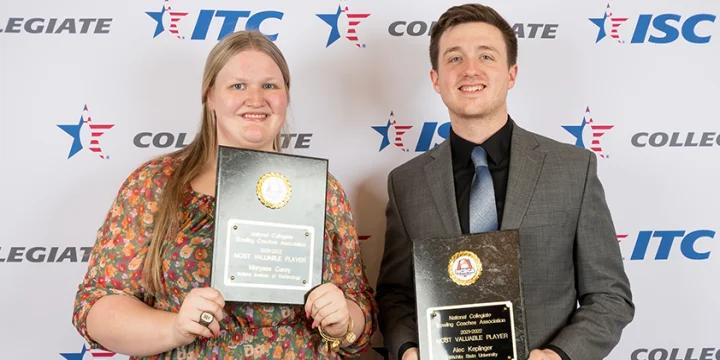 Wichita State's Alec Keplinger, Indiana Tech's Maryssa Carey named top players of 2021-22 college bowling season