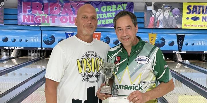 Parker Bohn III makes it Bohn 2, Barnes 0 this month by beating Chris Barnes to win 2022 PBA50 Cup