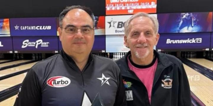 Tony Manna stops Dino Castillo in title match to win 2022 South Point Senior Shootout Haynes Bowling Supply Challenge