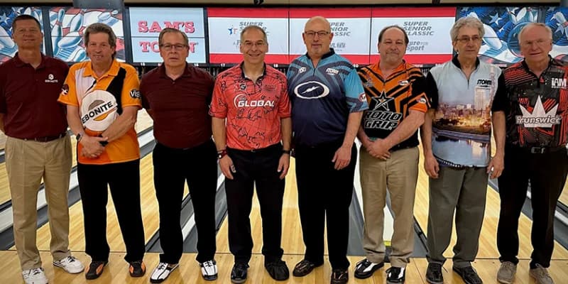 Jack Jurek holds off Lennie Boresch for top spot as they earn 1-2 seeds for 2023 USBC Super Senior Classic stepladder finals