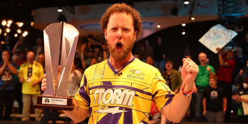Kyle Troup wins 2023 PBA Tour Finals after spare misses keep E.J. Tackett, Jason Belmonte out of title match; Belmonte makes PBA history with third TV 300