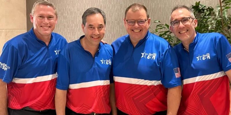 Senior Team USA men follow women in advancing both duos to medal round at 2023 IBF World Senior Championships doubles