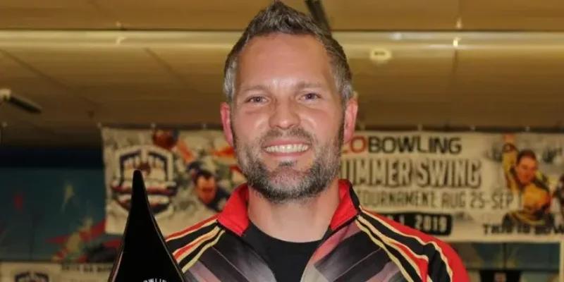 Jason Sterner channels Norm Duke in jumping to top after Day 1 of 2024 PBA Pete Weber Missouri Classic