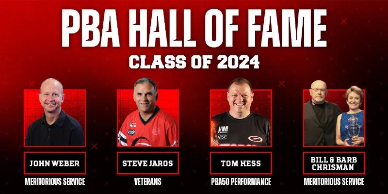PBA details Hall of Fame Class of 2024: Tom Hess, Bill and Barbara Chrisman, John Weber and Steve Jaros