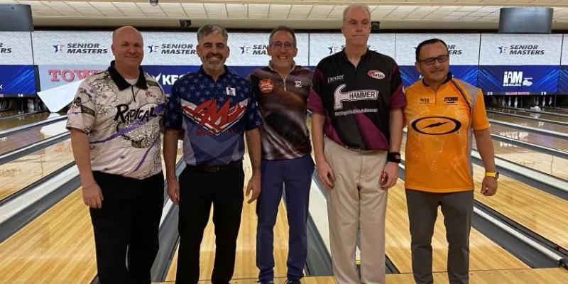 Jon Rakoski knocks off 2 Hall of Famers in earning top seed for 2024 USBC Senior Masters; Randy Weiss, John Janawicz, Mike Bailey, Andres Gomez also make stepladder finals