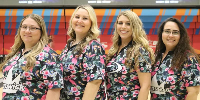 Cal-Neva Girls break record in edging into lead, team member Karen Reid also ties singles lead at 2024 USBC Women's Championships