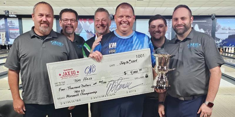 Slump breaker? Tom Hess wins 2024 PBA50 Monacelli Championship for eighth PBA50 Tour title