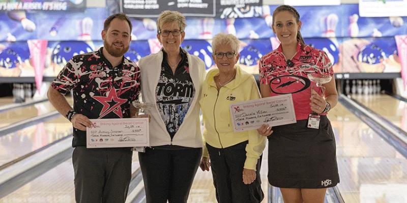 Defending champions Anthony Simonsen, Danielle McEwan cruise to win in 2024 Storm PBA-PWBA Striking Against Breast Cancer Mixed Doubles
