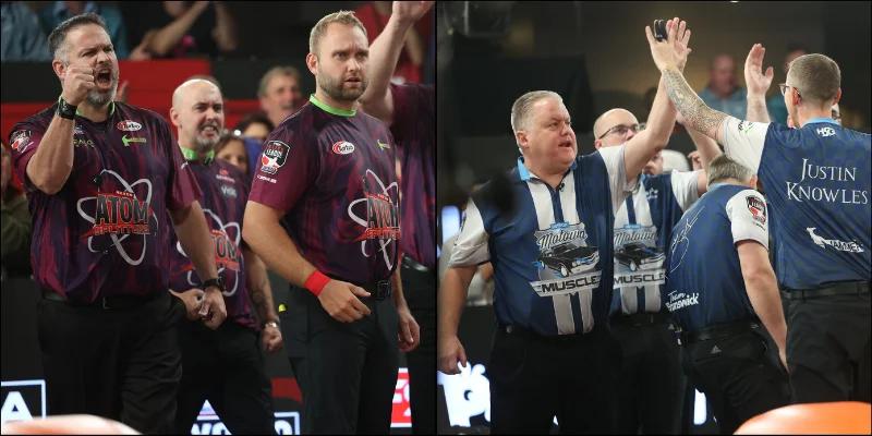 Motown, Akron advance to 2024 PBA Elite League semifinals in quarterfinals that show how hard team bowling can be