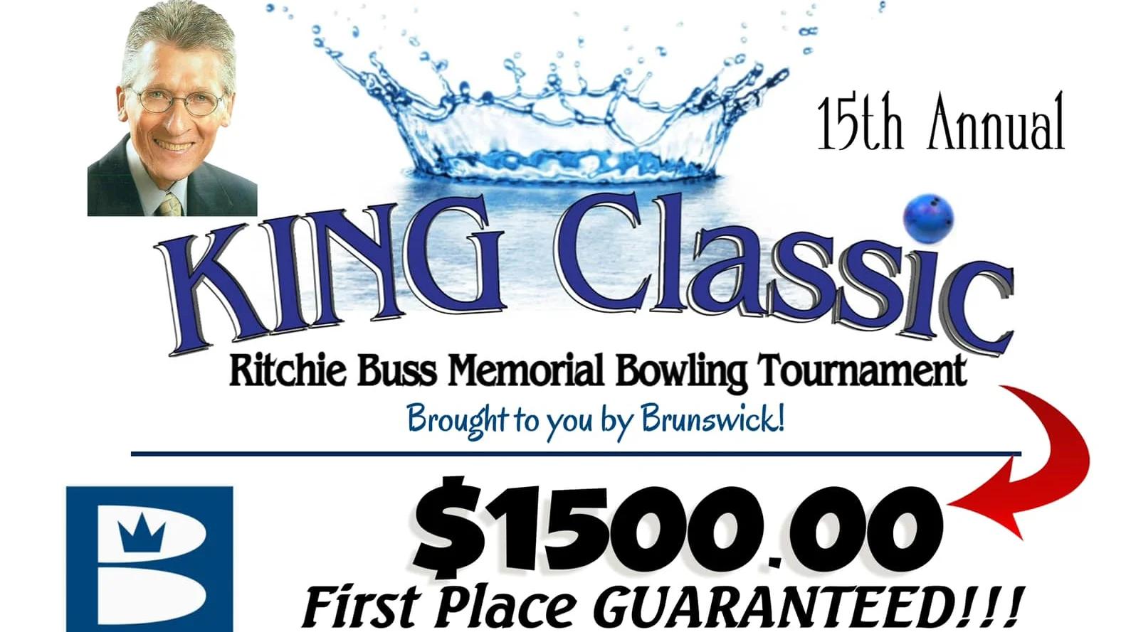 First prize hiked to $1,500 for 2025 King Classic Ritchie Buss Memorial tourney Sunday, Jan. 5 at 4 Seasons Bowl in Freeport, Illinois