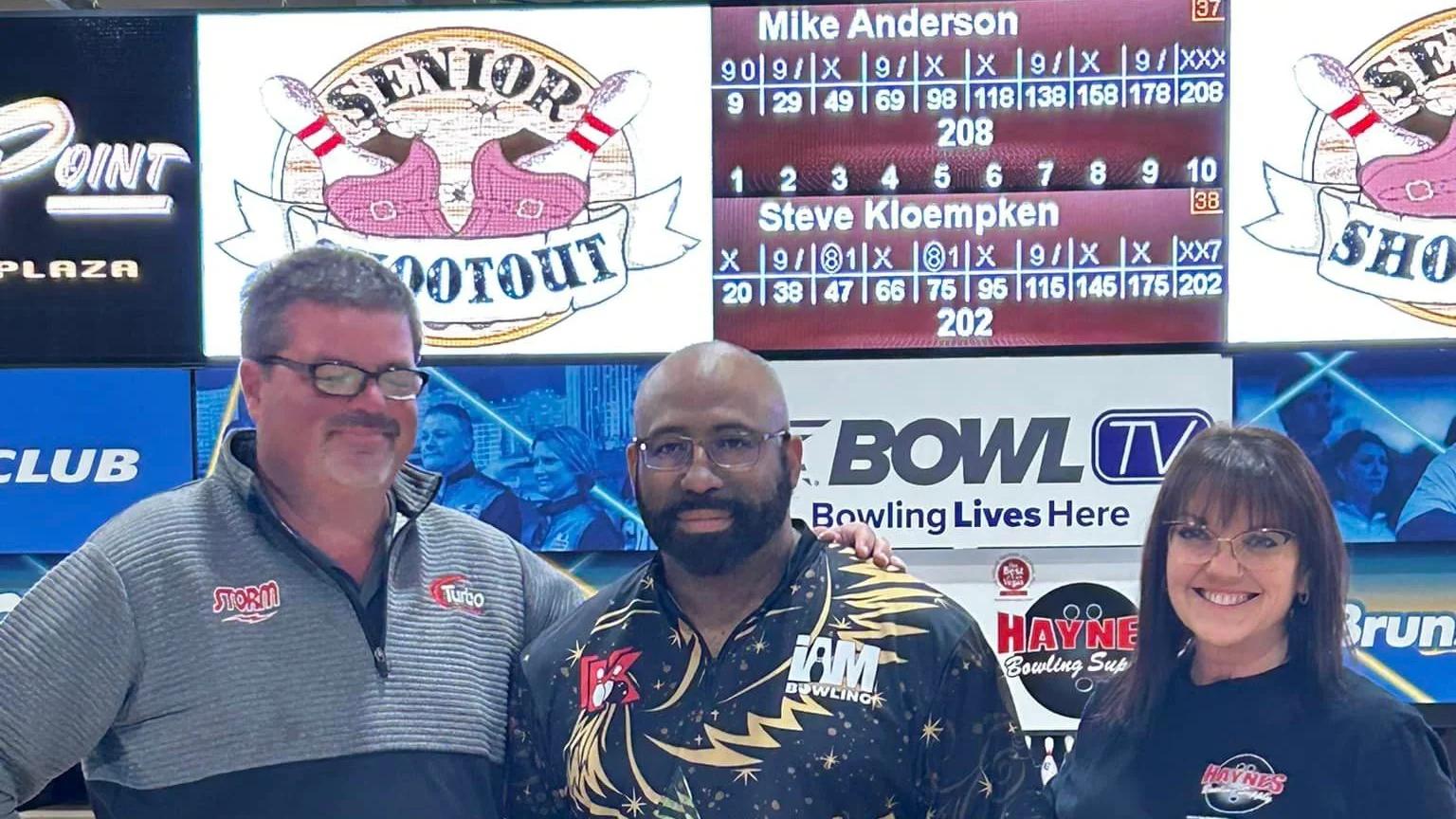 Mike Anderson’s clutch finish edges Steve Kloempken to win 2024 South Point Senior Shootout Haynes Bowling Supply Challenge