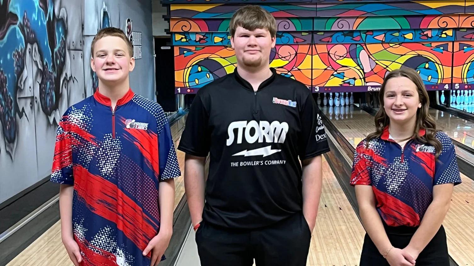 Kaiden Storck, Asher Szurka, Annika Freund take top spots in BYBT at Prairie Lanes; Storck fires perfect game