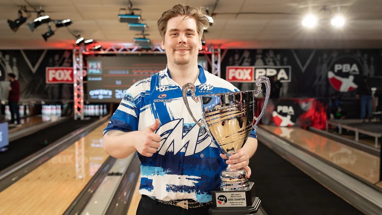 Santtu Tahvanainen wins 2025 PBA Owen’s Illinois Classic for first PBA Tour title that likely won't be his last