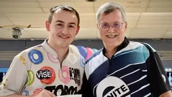2023 champion Spencer Robarge leads qualifying at high-scoring 2025 GIBA Ebonite Winter Classic as plus 139 makes cut