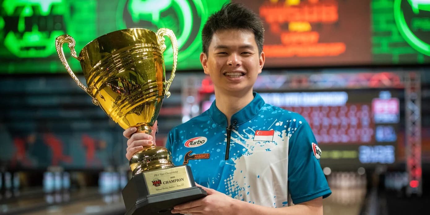 Singapore's Darren Ong takes advantage of E.J. Tackett's slight mistake to win 2025 PBA Viper Championship at World Series of Bowling XV1