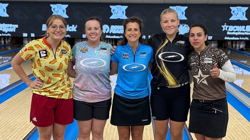 Near-record block lifts Kayla Smith to top seed of 2025 PWBA Anniversary Open; Josie Barnes, Verity Crawley, Nora Johansson, Rocio Restrepo also make stepladder finals