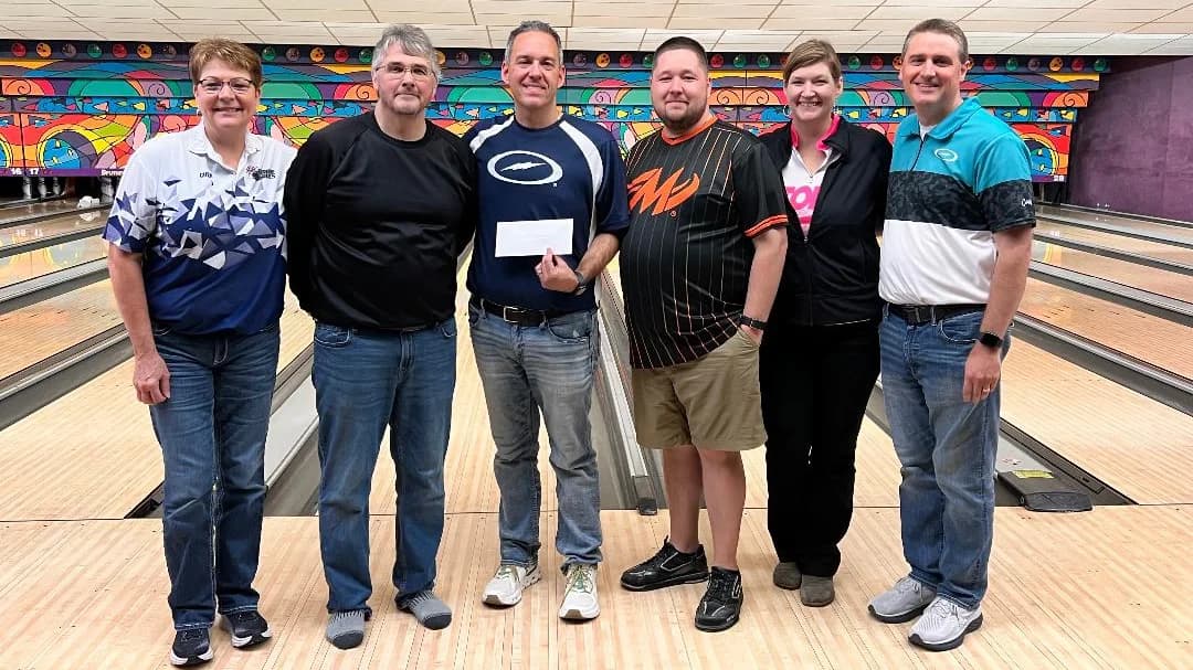 Chris Gibbons, Danny Verdecchia, Aaron Turner win 2025 3-Person Scratch Tournament Benefitting the Prairie Lanes Junior Scholarship Fund