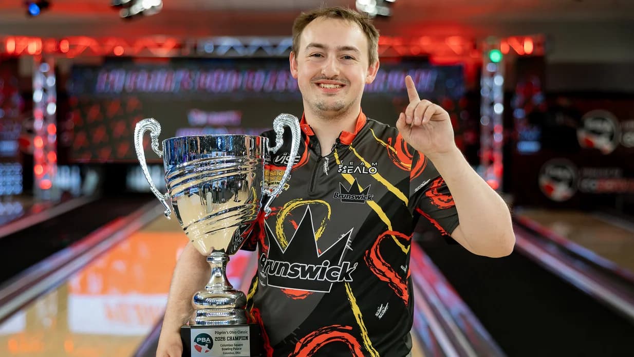 Spencer Robarge wins 2026 Pilgrim's PBA Ohio Classic for first title after thinking he'd thrown it away
