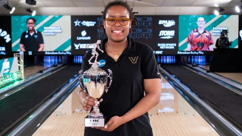Dannielle Henderson serves notice to the bowling world in winning 2026 Intercollegiate Singles Championships women’s title