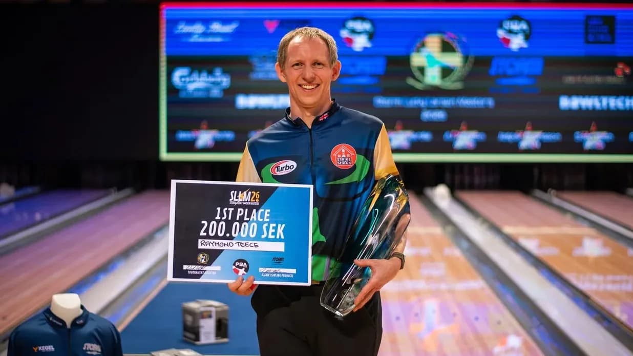Raymond Teece wins 2026 Storm Lucky Larsen Masters to join Richie Teece as second brothers to win PBA Tour titles