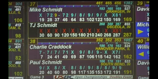 Indiana's Schmidt fires 855 in doubles en route to 2,232 all-events in Reno