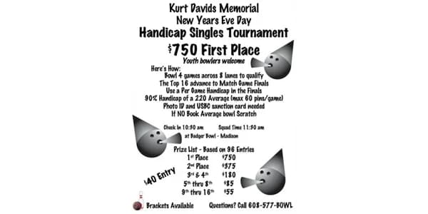 A 155-entry tribute to the 'BFI' at the 2011 Kurt Davids Memorial tourney