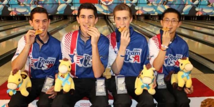 Junior Team USA boys win team gold, Wesley Low wins all-events gold at World Youth Championships