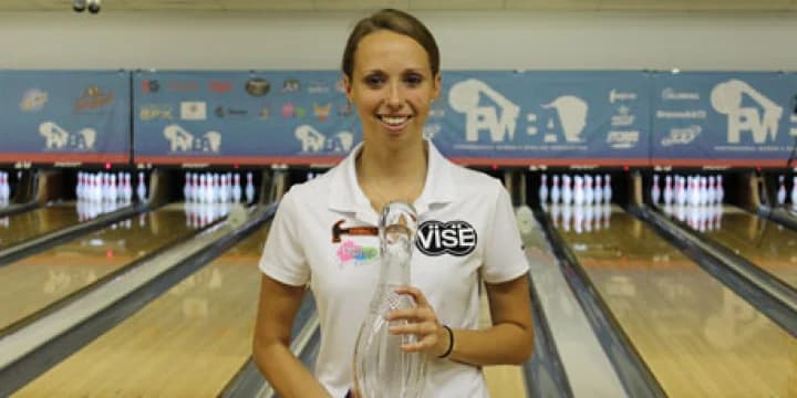 Amanda Greene survives wild final frame to win first PWBA Tour title