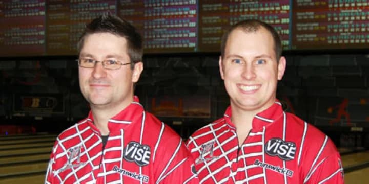 2012 team Eagle winners Andy Mills, Nick Heilman fire 1,341 to tie doubles lead at 2016 Open Championships