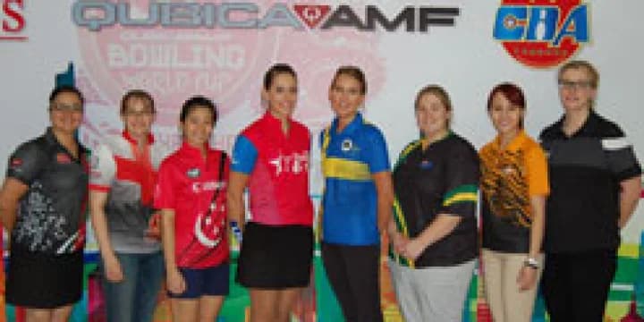 China’s Wang Hongbo, Sinagpore’s Bernice Lim hold leads heading to match play at World Cup; Team USA’s Danielle McEwan makes cut, Marshall Kent misses