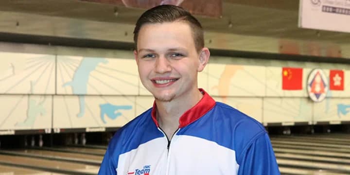 Magical year continues for Andrew Anderson as he opens huge lead in singles in Team USA debut at 2018 World Men's Championships