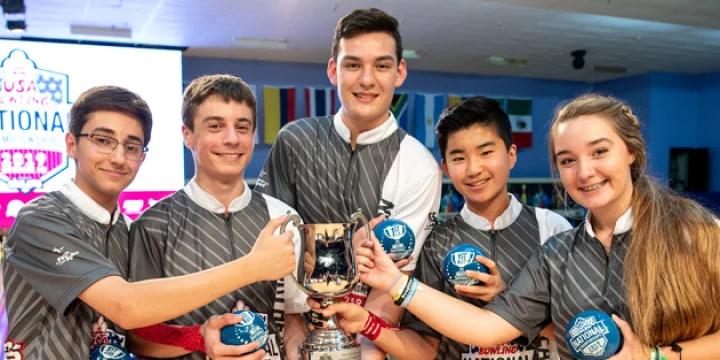 Chesapeake Bay Strikers sweep to U15 title of 2019 USA Bowling National Championships in TV finals on CBS Sports Network