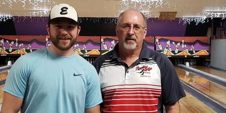 Jacob Ligenza beats Bill Sell to win Wolf River Scratch Bowlers Tour at Marion Rec Center