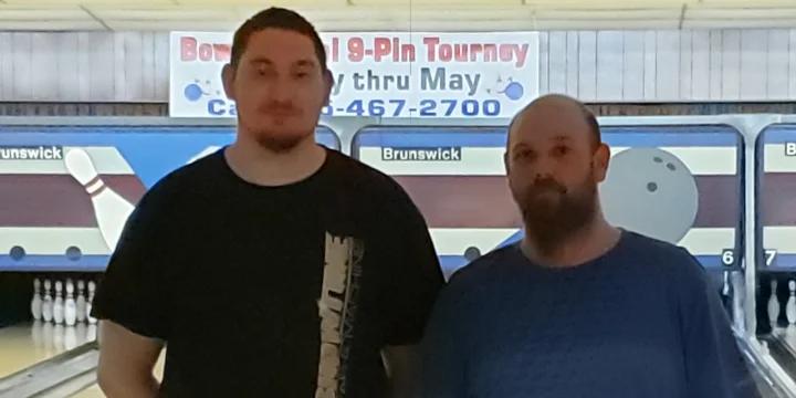Jason Ziska defeats Timmy Springstroh to win Wolf River Scratch Bowlers Tour at Silver Lake Lanes in Scandinavia