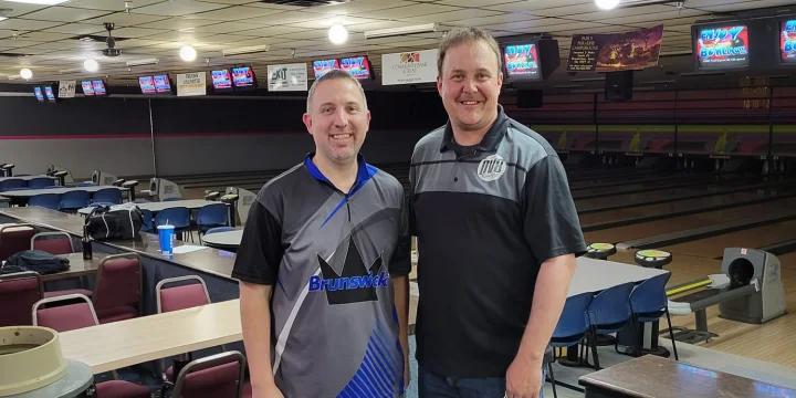 Dave Beres, Chad Maas win GIBA 2-Pattern Doubles at Rose Bowl in Muscatine, Iowa