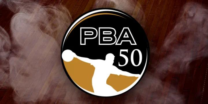 Larry Verble leads as bowling the burn squad provides big advantage in first round of 2021 PBA50 David Small's JAX 60 Open