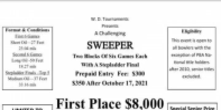  $8,000 top prize for Boot Hill 12-gamer in Arlington Heights, Illinois on Sunday, Nov. 7