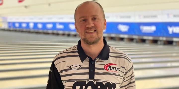 Brandon Novak edges past Mykel Holliman for lead after second round of 2022 USBC Masters